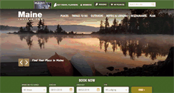 Desktop Screenshot of mainetourism.com